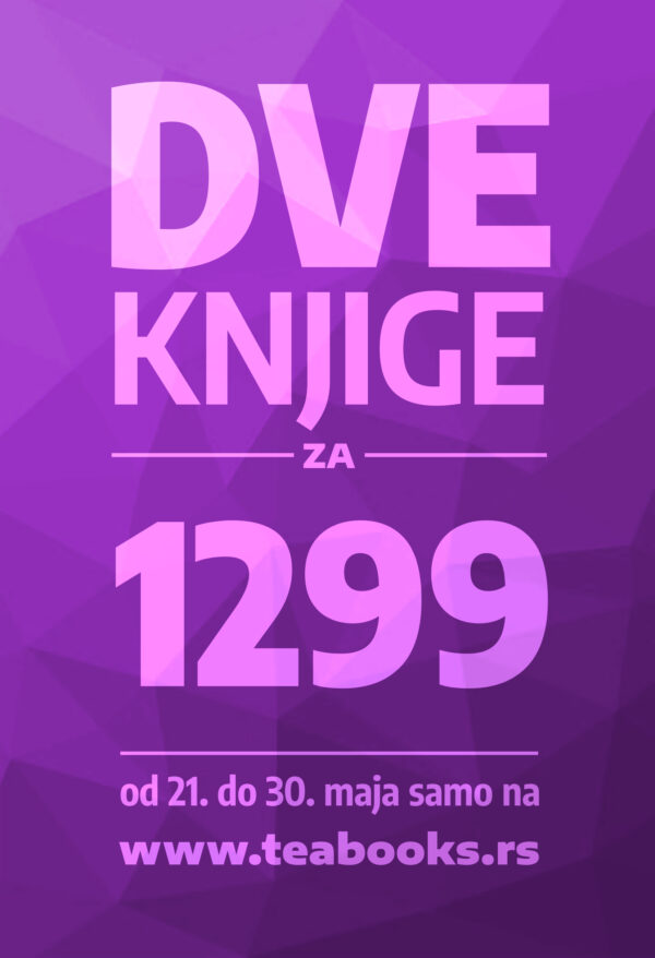 knjiga 2 za 1299 maj 2026 kejt frost ljubičasta 2 za 1299 dinara (ljubičasta akcija) - Slika 1