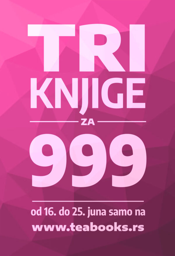 knjiga 3 za 999 jun 2026 ružičasta deli hagard 3 za 999 dinara (ružičasta akcija) - Slika 1